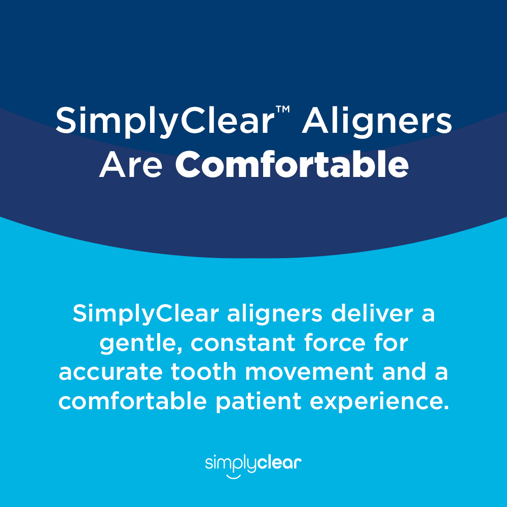 SimplyClear Aligners Are Comfortable