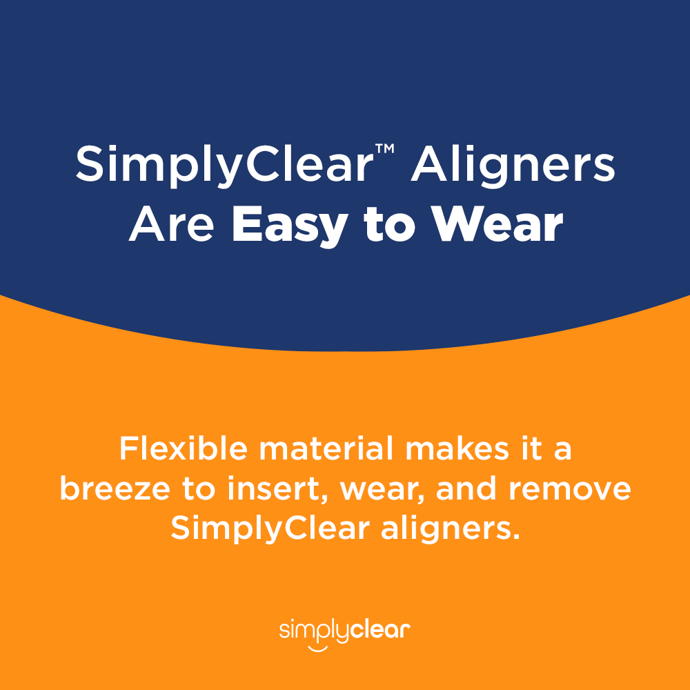 SimplyClear Aligners Are Easy to Wear